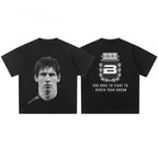 A Football Superstars Portrait Graphic T-Shirt - Pack 4x Units