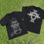 A Football Superstars Portrait Graphic T-Shirt - Pack 4x Units
